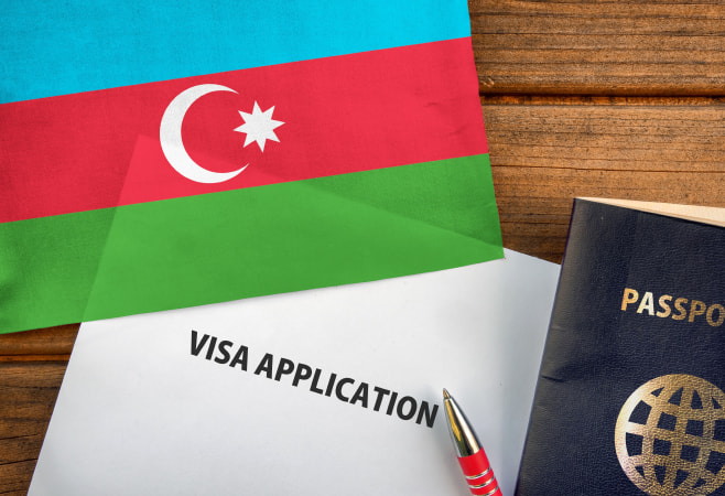 Who qualifies as a GCC resident for Azerbaijan visa?