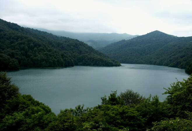 Lake Goygol in Ganja Azerbaijan