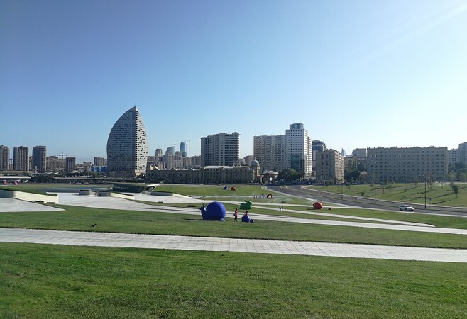 Heydar Aliyev Park in Ganja Azerbaijan