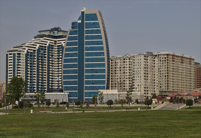 Javad Khan Street in Ganja Azerbaijan