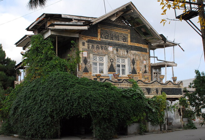 Bottle House in Ganja Azerbaijan