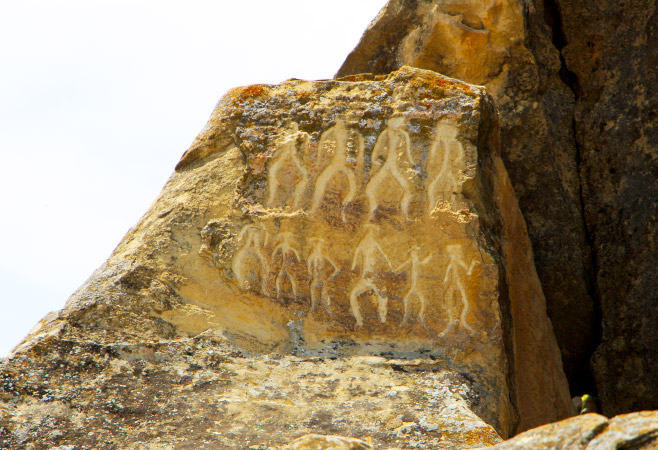 Petroglyphs in Gobustan National Park