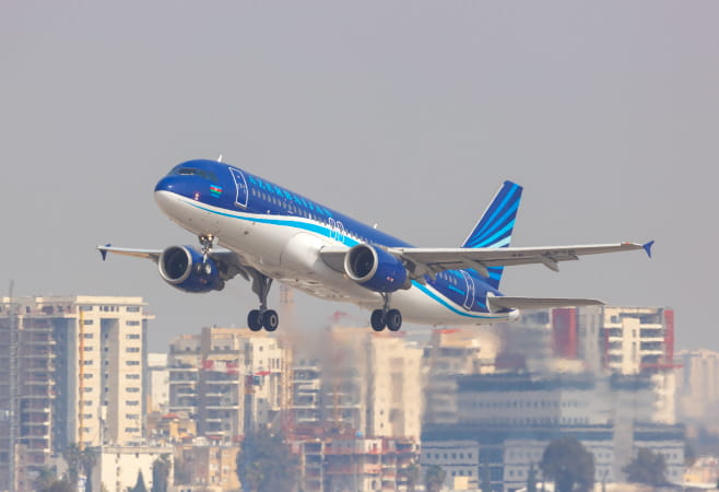 Kuwait to Azerbaijan distance by flight