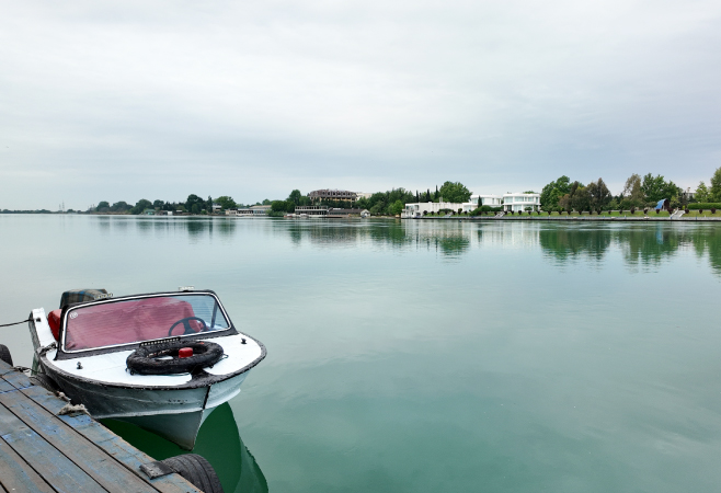Mingachevir Reservoir and Waterfront
