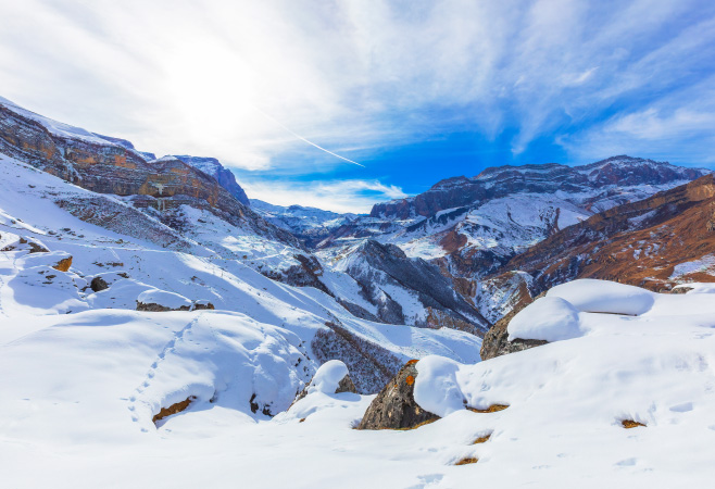 Shahdag Mountain resort in Qusar Azerbaijan