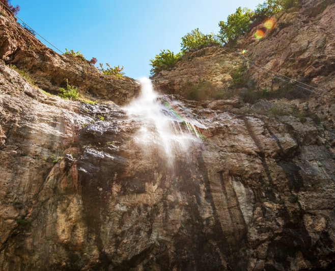 Afurdja Waterfall, Quba, Azerbaijan